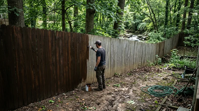 Fence Staining & Restoration Baltimore