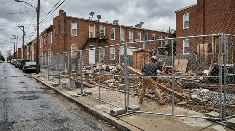 Commercial & Temporary Fencing Baltimore