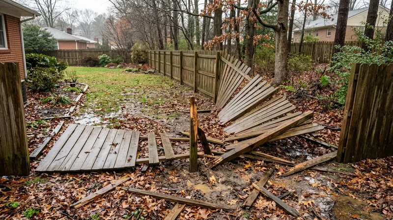 Storm Damage Fence Repair Baltimore