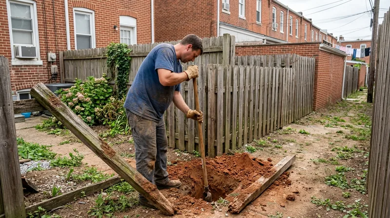 Fence Post Repair & Replacement Baltimore